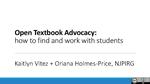 Open Textbook Advocacy: how to find and work with students